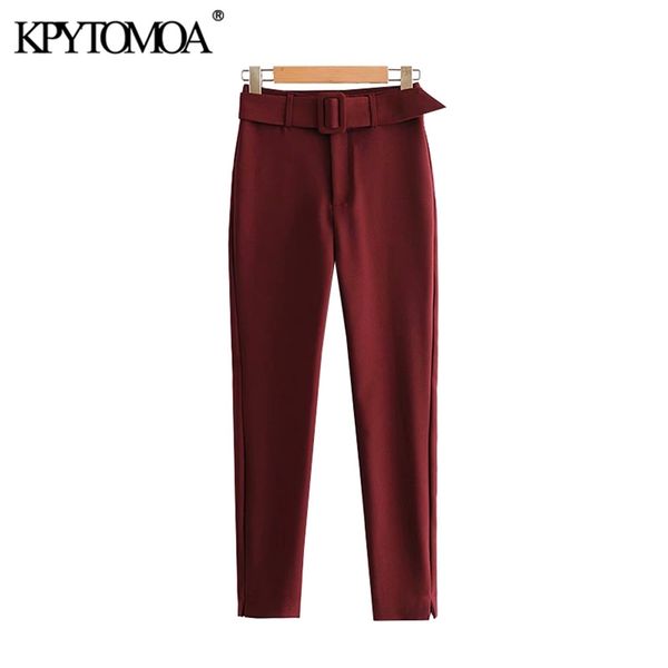 stylish office wear with belt pants women fashion high waist zipper fly female ankle trousers pantalones mujer 210420, Black;white
stylish office wear with belt pants women fashion high waist zipper fly female ankle trousers pantalones mujer 210420, Black;white