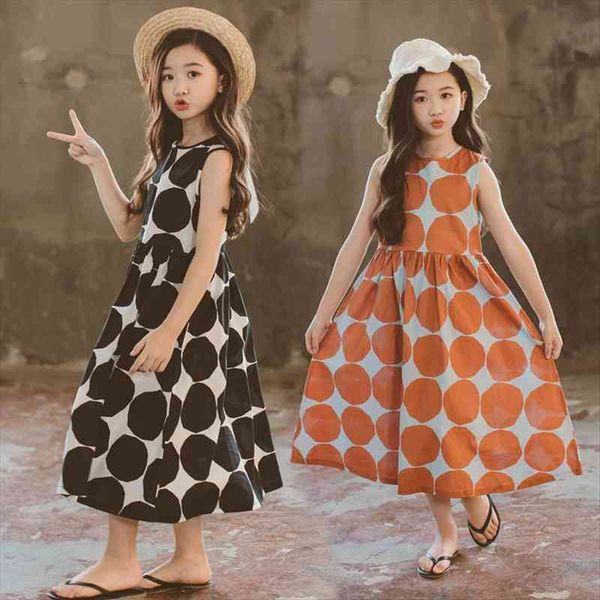 summer big girl long kids dress polka dot sleeveless beach vestido maxi princess party frock cotton teen clothes, Red;yellow
summer big girl long kids dress polka dot sleeveless beach vestido maxi princess party frock cotton teen clothes, Red;yellow