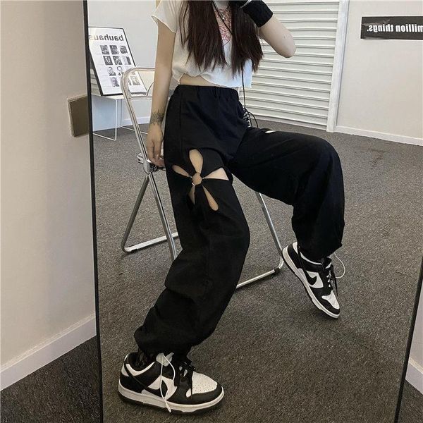 women's pants & capris houzhou korean harajuku loose wide leg harem hippie flower hollow out vintage high waist trouser streetwear wome, Black;white
women's pants & capris houzhou korean harajuku loose wide leg harem hippie flower hollow out vintage high waist trouser streetwear wome, Black;white
