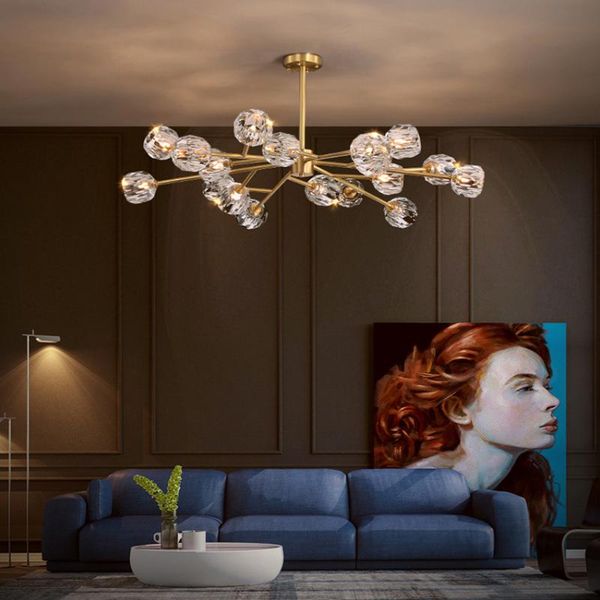 chandeliers postmodern crystal molecular chandelier light luxury living room bedroom all copper led decorative indoor lighting lustres
chandeliers postmodern crystal molecular chandelier light luxury living room bedroom all copper led decorative indoor lighting lustres