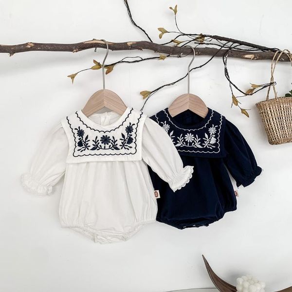 rompers born girl navy white embroidery long sleeve bodysuit autumn infants cotton jumpsuit 0-24 months baby clothes for girls, Blue
rompers born girl navy white embroidery long sleeve bodysuit autumn infants cotton jumpsuit 0-24 months baby clothes for girls, Blue