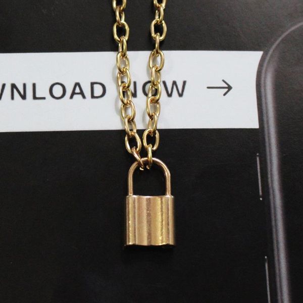 trend lock web celebrity small public design sense titanium steel simple temperament for anniversary birthday pendant necklaces, Silver
trend lock web celebrity small public design sense titanium steel simple temperament for anniversary birthday pendant necklaces, Silver
