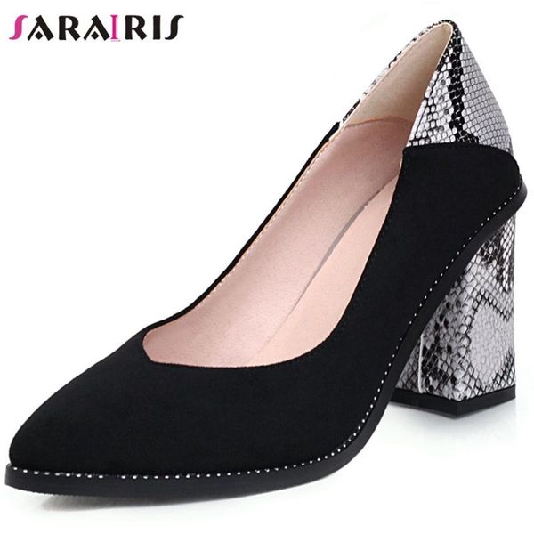 dress shoes sarairis fashion female high heel snake print sewing pointed toe slip on pumps spring office women woman, Black
dress shoes sarairis fashion female high heel snake print sewing pointed toe slip on pumps spring office women woman, Black