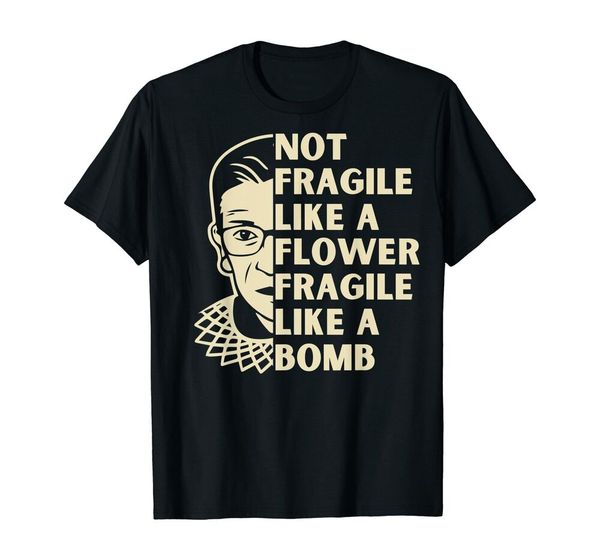 not fragile like a flower ruth bader ginsberg rbg black t-shirt s-5xl, White;black
not fragile like a flower ruth bader ginsberg rbg black t-shirt s-5xl, White;black