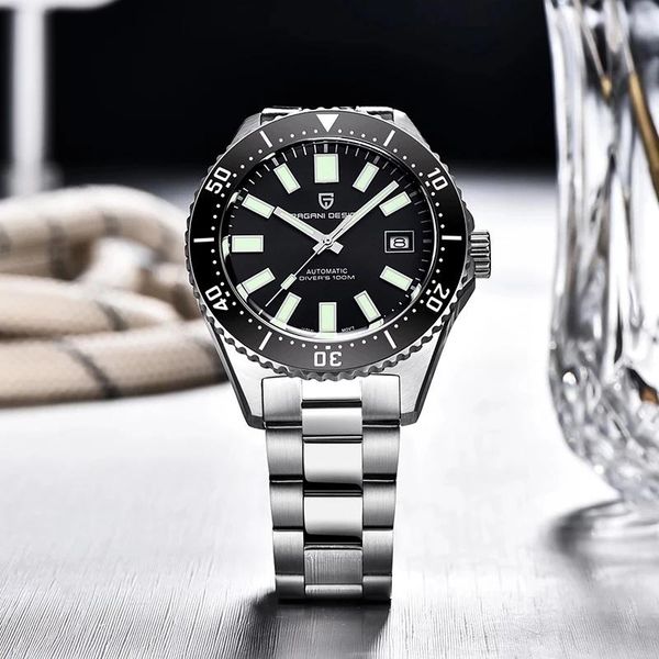 wristwatches pagani design-men's watch luminous hands fashion casual stainless steel wristwatch sapphire glass waterproof mechanical wa, Slivery;brown
wristwatches pagani design-men's watch luminous hands fashion casual stainless steel wristwatch sapphire glass waterproof mechanical wa, Slivery;brown