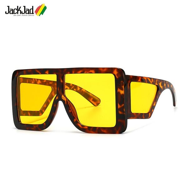 sunglasses jackjad 2021 fashion vintage classic oversized square shield style for women flat brand design sun glasses pr18ws, White;black
sunglasses jackjad 2021 fashion vintage classic oversized square shield style for women flat brand design sun glasses pr18ws, White;black