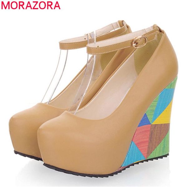 dress shoes morazora 2021 est party wedding women pumps buckle fashion spring summer single ladies wedges platform, Black
dress shoes morazora 2021 est party wedding women pumps buckle fashion spring summer single ladies wedges platform, Black