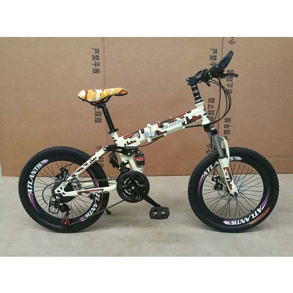 20-inch folding children's mountain bike camouflage 21-speed absorption bicycle graffiti-art
20-inch folding children's mountain bike camouflage 21-speed absorption bicycle graffiti-art