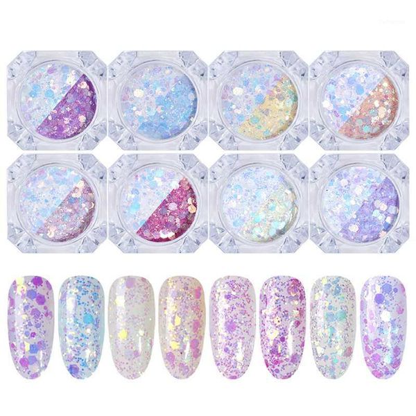 light color changing nail glitter sequins colorful sparkly diy shining yellow pink art 3d decoration tips1, Silver;gold
light color changing nail glitter sequins colorful sparkly diy shining yellow pink art 3d decoration tips1, Silver;gold
