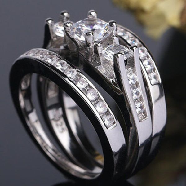 wedding rings 2021 latest fashion women's three-piece ring geometric square inlaid rhinestone temperament girl jewelry, Slivery;golden
wedding rings 2021 latest fashion women's three-piece ring geometric square inlaid rhinestone temperament girl jewelry, Slivery;golden