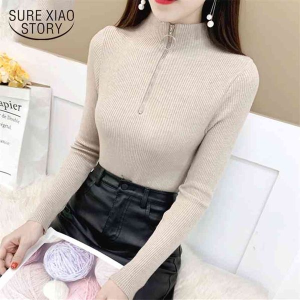 korean turtleneck sweater women zipper knitwear winter clothes knitted bottoming pullover fashion clothing 11034 210421, White;black
korean turtleneck sweater women zipper knitwear winter clothes knitted bottoming pullover fashion clothing 11034 210421, White;black