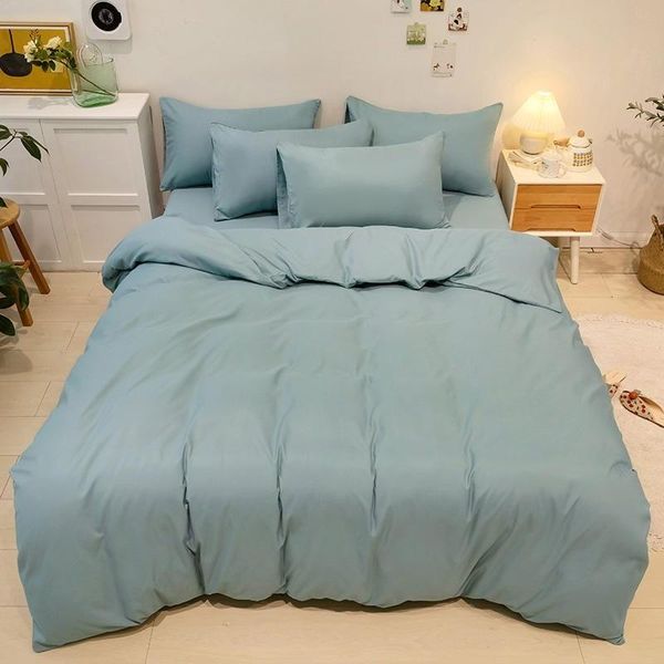 bedding sets solid color simple style set soft breathable microfiber duvet cover with zipper closure twin full king 4/6pcs
bedding sets solid color simple style set soft breathable microfiber duvet cover with zipper closure twin full king 4/6pcs