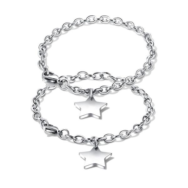 charm bracelets couple simple temperament chain bracelet titanium steel link for women men rose gold jewelry, Golden;silver
charm bracelets couple simple temperament chain bracelet titanium steel link for women men rose gold jewelry, Golden;silver