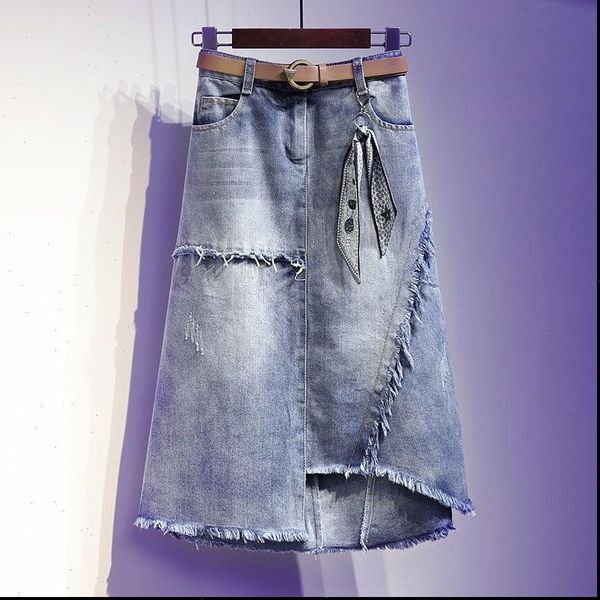 on s 5xl spring womens skirt sumemr plus size denim long midi vintage asymmetrical jupe faldas femme raw edge hem, Black
on s 5xl spring womens skirt sumemr plus size denim long midi vintage asymmetrical jupe faldas femme raw edge hem, Black