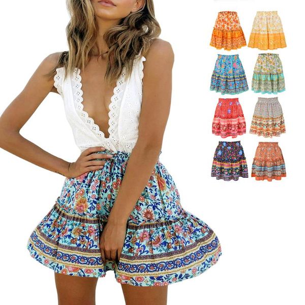 skirts bohemian print skirt women summer ruffle a-line elastic waist beach holiday party casual streetwear sun mini, Black
skirts bohemian print skirt women summer ruffle a-line elastic waist beach holiday party casual streetwear sun mini, Black