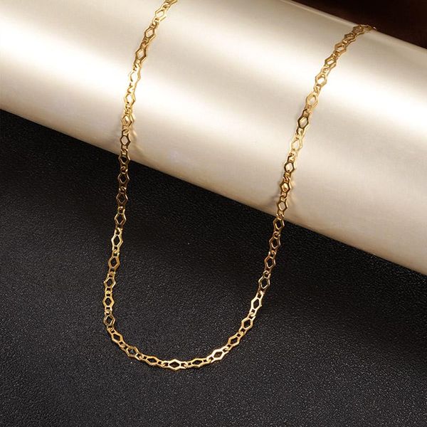 chains 2021 gold stainless steel necklace for women ins simple choker clavicle chain irregular shape fine jewelry collares, Silver
chains 2021 gold stainless steel necklace for women ins simple choker clavicle chain irregular shape fine jewelry collares, Silver