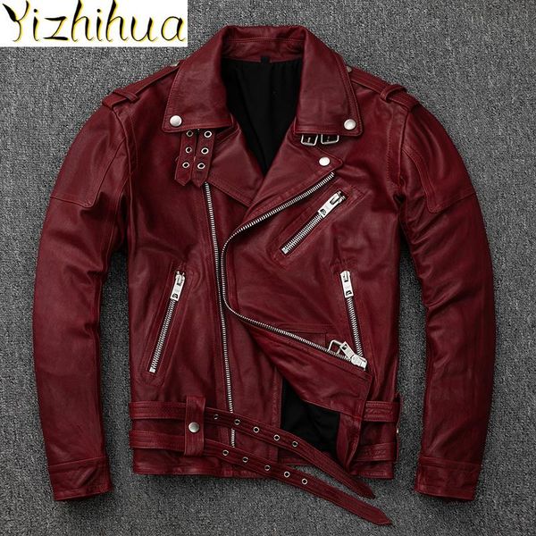 men's leather & faux azazel genuine sheepskin jacket men clothing motorcycle jackets mens autumn coat burgundy clothes veste homme lxr3, Black
men's leather & faux azazel genuine sheepskin jacket men clothing motorcycle jackets mens autumn coat burgundy clothes veste homme lxr3, Black
