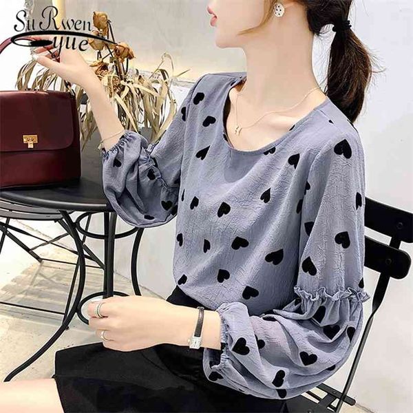 casual autumn long sleeve chiffon blouse korean fashion clothing loose ladies 5789 50 210421, White
casual autumn long sleeve chiffon blouse korean fashion clothing loose ladies 5789 50 210421, White