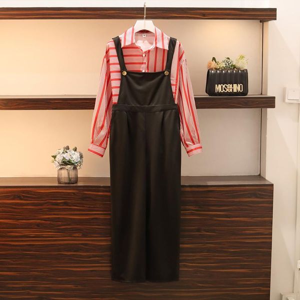 women's two piece pants rompers suit 2021 brand women casual stripe shirt and loose wide leg pockets jumpsuit overalls oversized set, White
women's two piece pants rompers suit 2021 brand women casual stripe shirt and loose wide leg pockets jumpsuit overalls oversized set, White