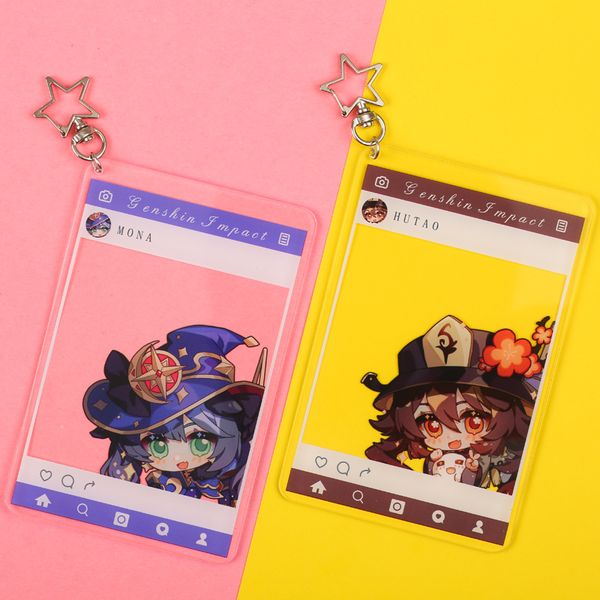 Genshin Impact Keychain Women Cartoon Keyring Chain Woman Creative Girl Hu Tao Key Holder for Bags Pendant Kid Gift Metal Brelok
Genshin Impact Keychain Women Cartoon Keyring Chain Woman Creative Girl Hu Tao Key Holder for Bags Pendant Kid Gift Metal Brelok