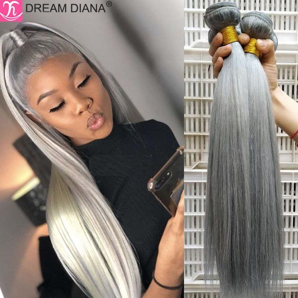 human hair bulks dreamdiana ombre gray brazilian straight bundles 100% two tones grey remy dark roots 1b red, Black
human hair bulks dreamdiana ombre gray brazilian straight bundles 100% two tones grey remy dark roots 1b red, Black