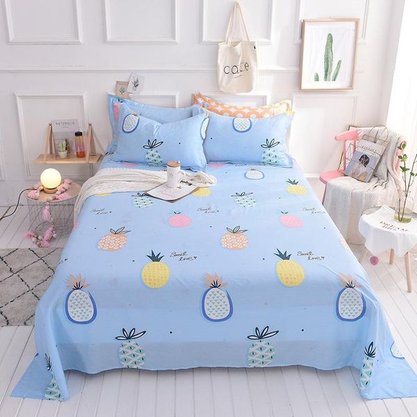 sheets & sets 100% cotton pineapple print flat sheet for children adults single double bed bedsheets (no case) xf731-11
sheets & sets 100% cotton pineapple print flat sheet for children adults single double bed bedsheets (no case) xf731-11