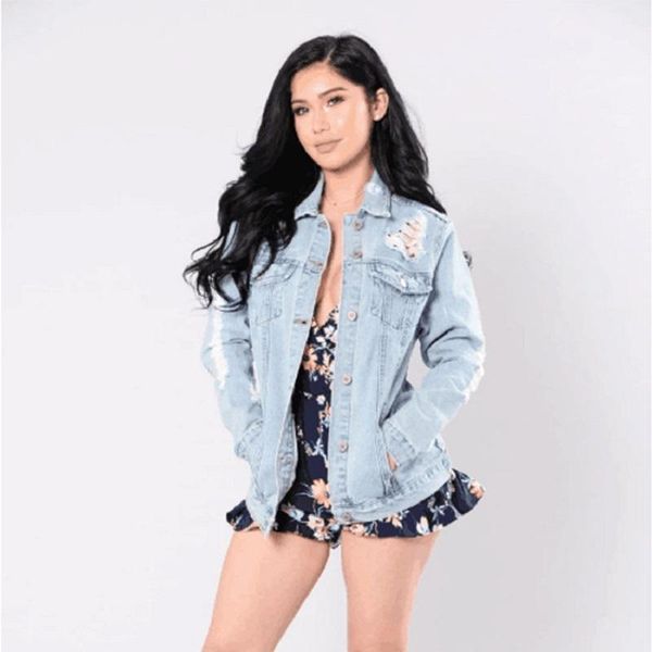women's jackets cazadora vaquera women clothing ropa tejana mujer chaqueta ripped chaquetas en jean slim fit denim for, Black;brown
women's jackets cazadora vaquera women clothing ropa tejana mujer chaqueta ripped chaquetas en jean slim fit denim for, Black;brown