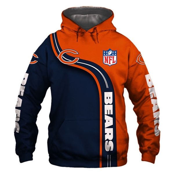 2020 casual men's sweater pattern digital print pullover long sleeve popular hooded collar tigers football, Black
2020 casual men's sweater pattern digital print pullover long sleeve popular hooded collar tigers football, Black