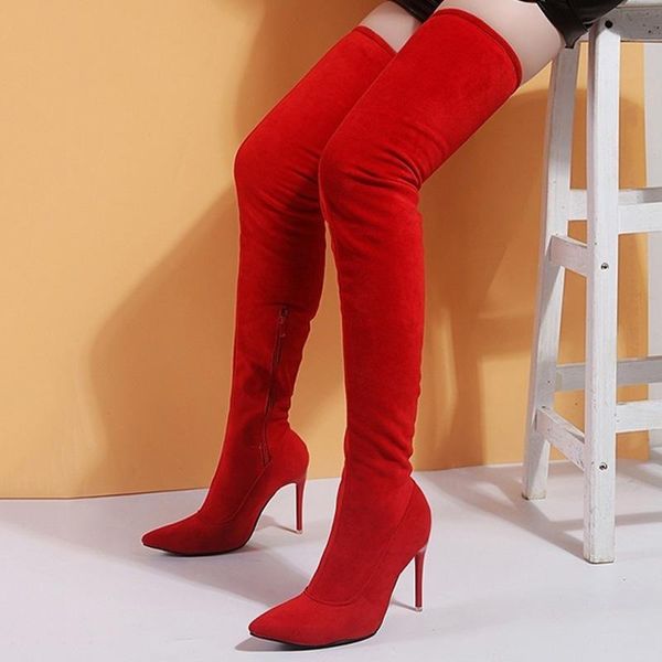 boots over-the-knee winter for women autumn laides fashion suede thigh high extreme heels shoes, Black
boots over-the-knee winter for women autumn laides fashion suede thigh high extreme heels shoes, Black