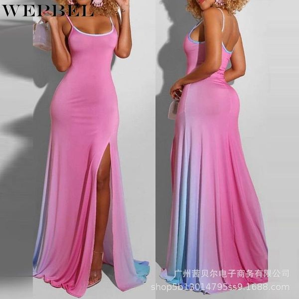 ethnic clothing wepbel dress women's solid color slim o-neck summer fashion spaghetti strap sleeveless backless slit, Red
ethnic clothing wepbel dress women's solid color slim o-neck summer fashion spaghetti strap sleeveless backless slit, Red