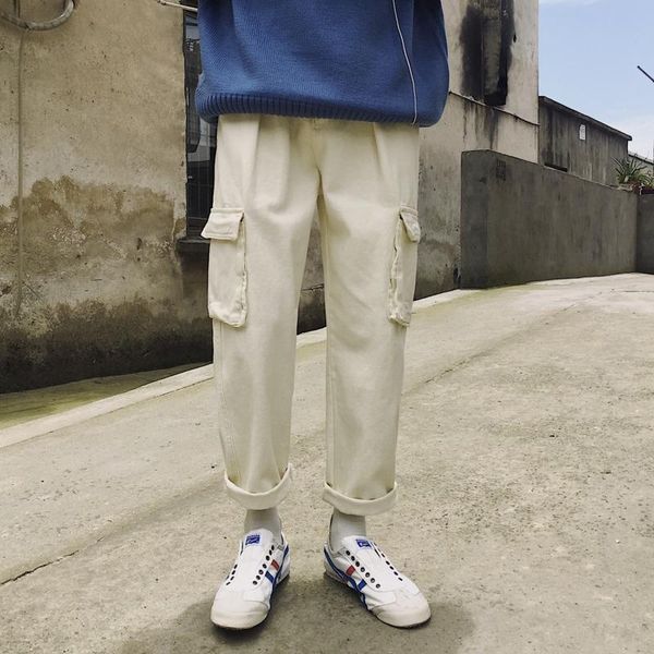 summer jeans men fashion solid color straight casual denim pants man streetwear wild hip hop loose trousers male clothes men's ctow, Blue
summer jeans men fashion solid color straight casual denim pants man streetwear wild hip hop loose trousers male clothes men's ctow, Blue