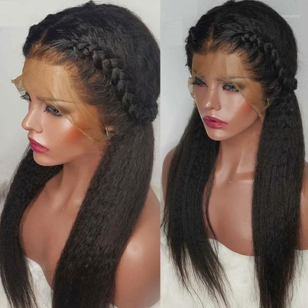 13x4 lace front wigs 100% brazilian human hair frontal kinky straight remy 150% density pre plucked1, Black;brown
13x4 lace front wigs 100% brazilian human hair frontal kinky straight remy 150% density pre plucked1, Black;brown