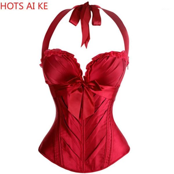 burlesque corsets and bustiers cup halter satin corset with straps plus size overbust vest vintage &, Black;white
burlesque corsets and bustiers cup halter satin corset with straps plus size overbust vest vintage &, Black;white