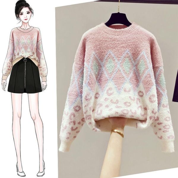 women's sweaters mink velvet loose fashion ladies sweater women wear autumn and winter clothing 2021 tide bottoming shirt foreign style, White;black
women's sweaters mink velvet loose fashion ladies sweater women wear autumn and winter clothing 2021 tide bottoming shirt foreign style, White;black