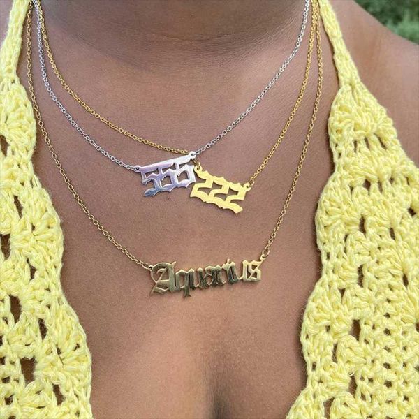 pendant necklaces goth angel number for women stainless steel 444 necklace 111 222 555 666 choker chain devil jewelry collier, Silver
pendant necklaces goth angel number for women stainless steel 444 necklace 111 222 555 666 choker chain devil jewelry collier, Silver