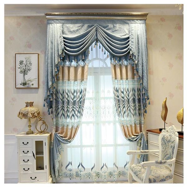 curtain & drapes luxury european-style retro high-grade chenille water-soluble patch embroidery finished curtains for living room bedroom
curtain & drapes luxury european-style retro high-grade chenille water-soluble patch embroidery finished curtains for living room bedroom