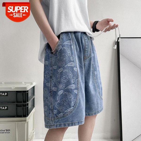 cashew flower denim shorts men's thin overalls pants flow men and women five-point wide-leg #ol8f, Blue
cashew flower denim shorts men's thin overalls pants flow men and women five-point wide-leg #ol8f, Blue