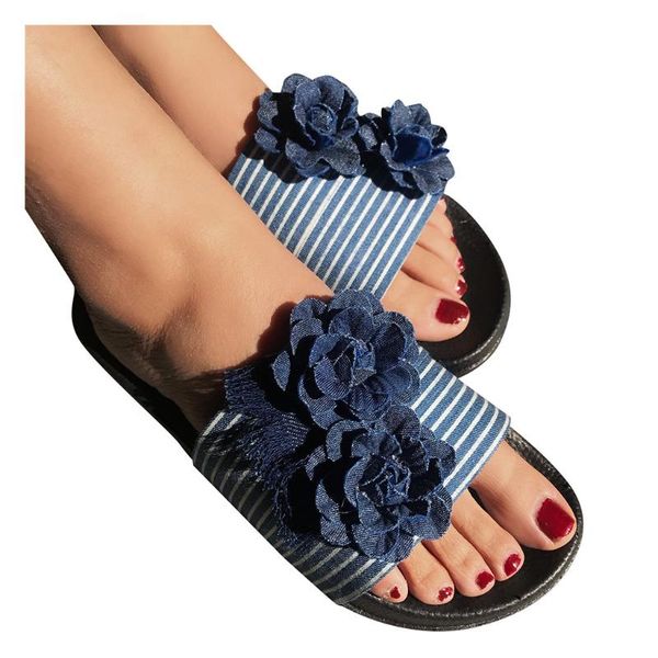 slippers sagace flip flops summer women denim flowers ladies soft slides shoes female slip-on outdoor beach casual sandals 3.4, Black
slippers sagace flip flops summer women denim flowers ladies soft slides shoes female slip-on outdoor beach casual sandals 3.4, Black