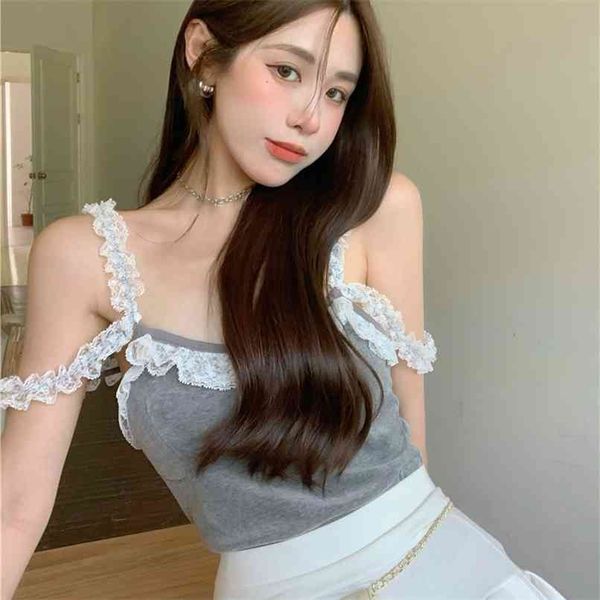 summer camisole tank woman leakage shoulder vest halter sequined lace beauty back outer wear s 210529, White
summer camisole tank woman leakage shoulder vest halter sequined lace beauty back outer wear s 210529, White
