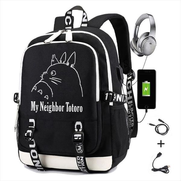 kawaii cartoon anime men backpacks student my neighbor totoro canvas boys grils fashion casual school bags usb charging
kawaii cartoon anime men backpacks student my neighbor totoro canvas boys grils fashion casual school bags usb charging