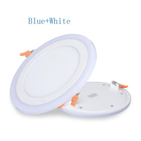 cool/warm white+blue led panel down light round/square double color 6w/9w/16w/24w recessed ceiling ac85-265v lights
cool/warm white+blue led panel down light round/square double color 6w/9w/16w/24w recessed ceiling ac85-265v lights