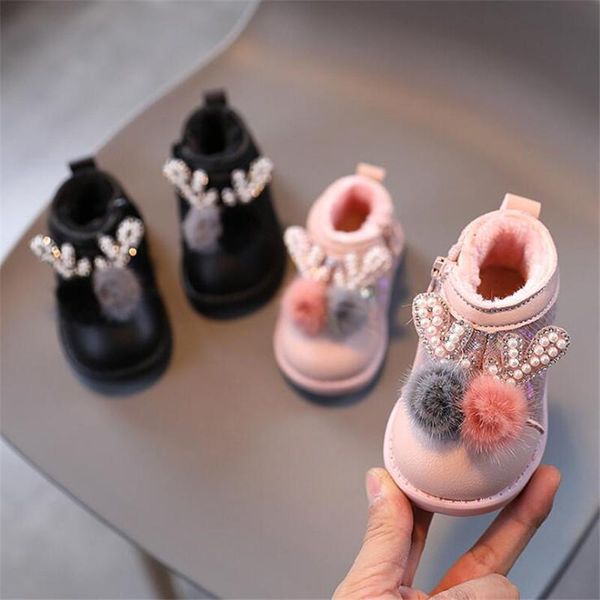 boots baby girl snow children boot winter warm plush princess shoes kids sneaker lovely soft pearl fashion, Black;grey
boots baby girl snow children boot winter warm plush princess shoes kids sneaker lovely soft pearl fashion, Black;grey