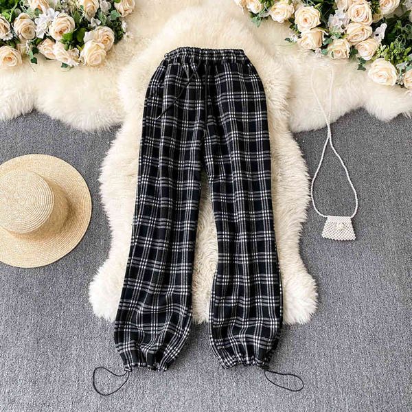 leggings korean retro plaid women high waist casual loose trousers autumn winter fashion streetwear long pants, Black
leggings korean retro plaid women high waist casual loose trousers autumn winter fashion streetwear long pants, Black