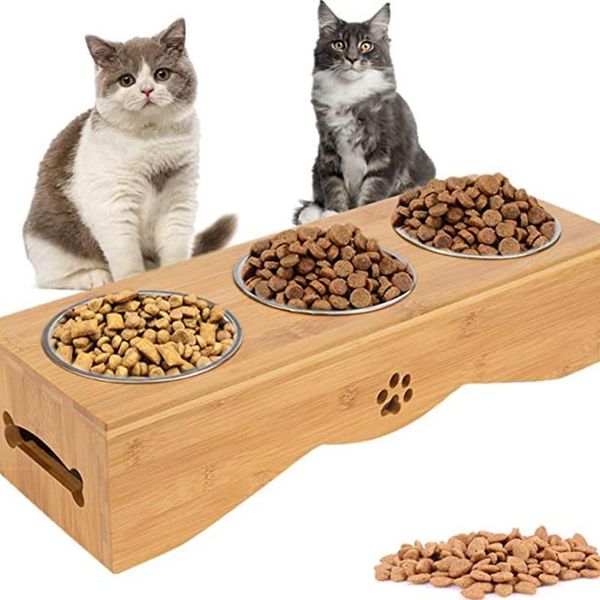 cat bowls & feeders stainless steel food water feeding bowl for dogs cats bamboo stent pet triple wholesale
cat bowls & feeders stainless steel food water feeding bowl for dogs cats bamboo stent pet triple wholesale
