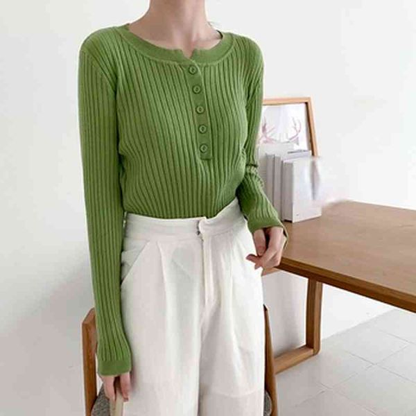 spring autumn all match knit women simple solid slim knitted pullovers age-reducing long sleeve knitting sweater woman 210514, White;black
spring autumn all match knit women simple solid slim knitted pullovers age-reducing long sleeve knitting sweater woman 210514, White;black