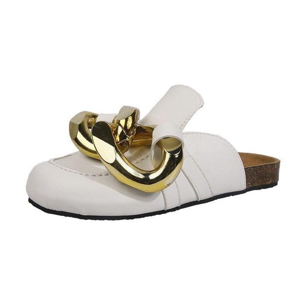 baotou women's slippers upper personality metal decoration trend all-match outdoor fashion 2021, Black
baotou women's slippers upper personality metal decoration trend all-match outdoor fashion 2021, Black