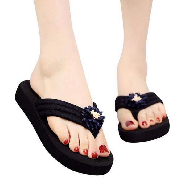 women's summer bohemian clip toe banquet flip flops non-slip wedges slippers beach shoes simple fenty beauty buty damskie e0213, Black
women's summer bohemian clip toe banquet flip flops non-slip wedges slippers beach shoes simple fenty beauty buty damskie e0213, Black