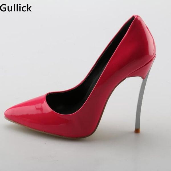 dress shoes gullick red leather pointed toe slip on women pumps design thin and high heels shallow wedding party, Black
dress shoes gullick red leather pointed toe slip on women pumps design thin and high heels shallow wedding party, Black