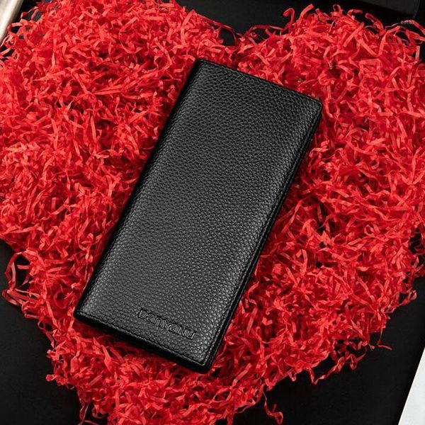 fashion men wallet long slim genuine leather bifold purse card holder wallets1, Red;black
fashion men wallet long slim genuine leather bifold purse card holder wallets1, Red;black