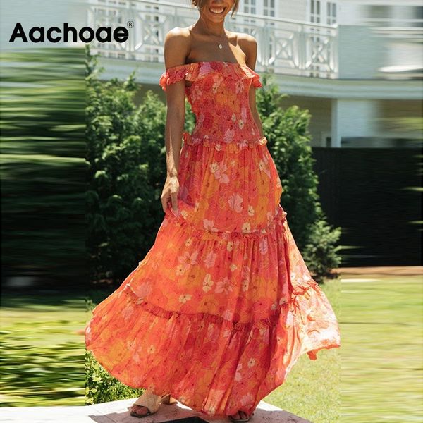 women floral print summer long maxi dresses 2021 off shoulder ruffles beach dress bohemian sleeveless holiday dress, Black;white
women floral print summer long maxi dresses 2021 off shoulder ruffles beach dress bohemian sleeveless holiday dress, Black;white